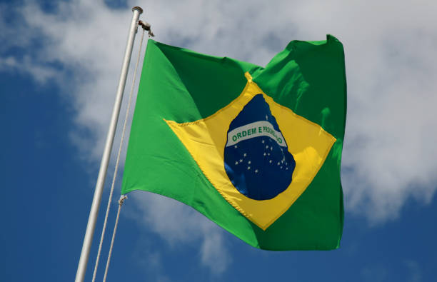 istock flag of brazil on flagpole 1294142639