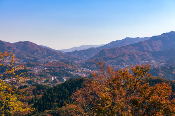 istock Superb view from Kunimigaoka in autumn 1294148401