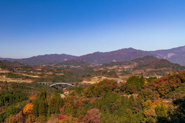 istock Superb view from Kunimigaoka in autumn 1294149103