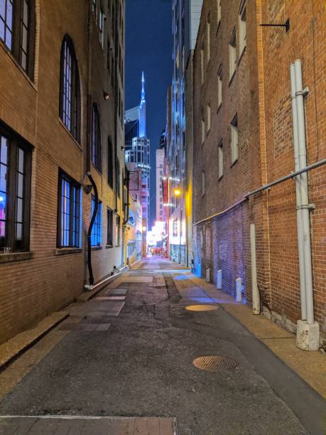 Nashville Printer's Alley At Night