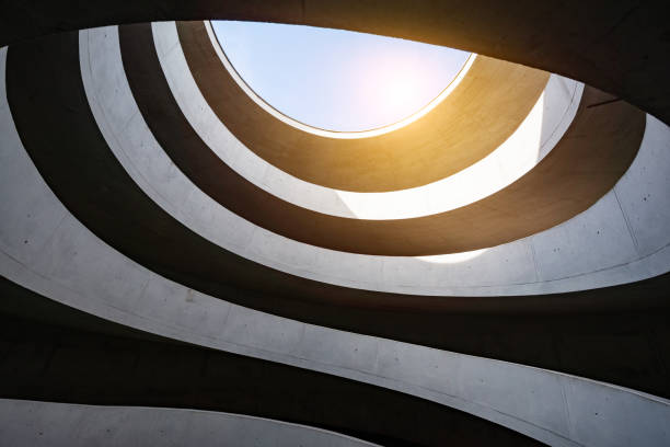 istock Modern driveway in a parking garage in Leipzig, Germany 1294164354