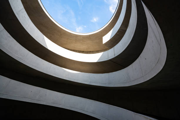 istock Modern driveway in a parking garage in Leipzig, Germany 1294164406