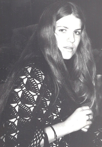 Young woman in the seventies