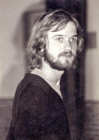 Young man in the seventies