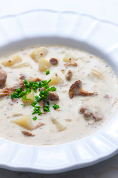 istock creamy potato soup with mushrooms 1294172425