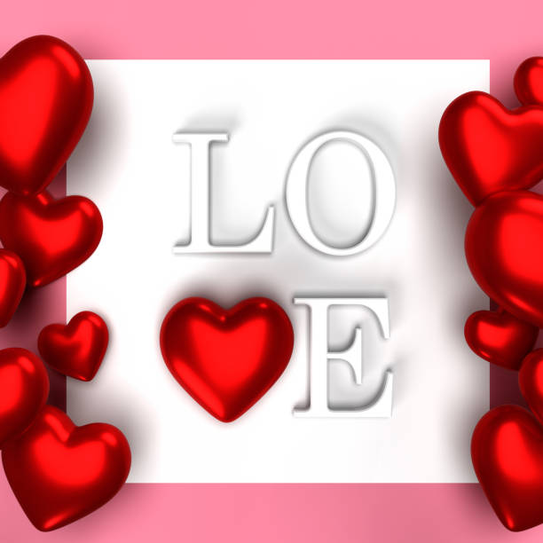 istock Valentines day concept with love letters on pink background 1294173384