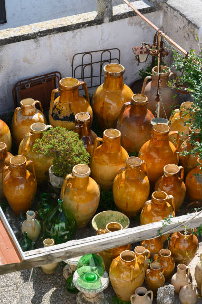 istock Ceramic jars in Alberobello, Italy. 1294174591