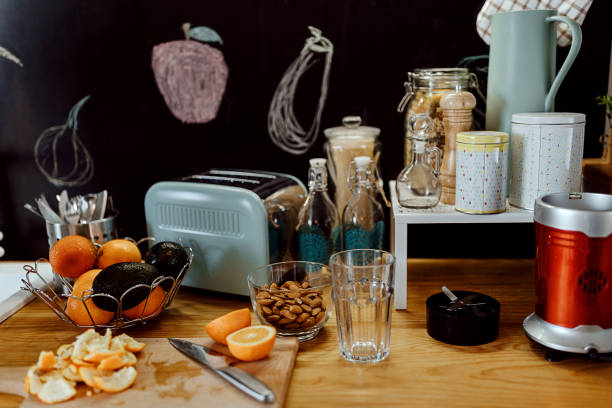 istock Groceries for making smoothie on the kitchen table 1294185014