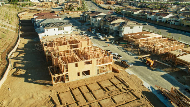 istock Housing Production Line - Aerial 1294192665