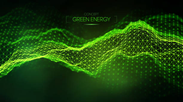 istock Green energy concept. Vector green technology background. Futuristic vector illustration. 1294198058