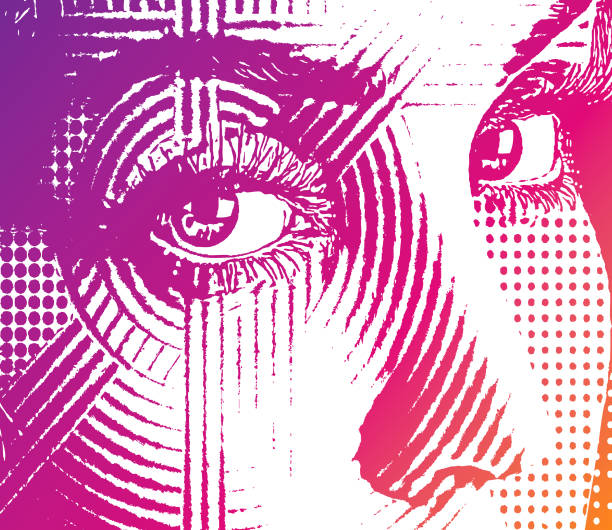 istock Close up of woman's eyes and face 1294199018