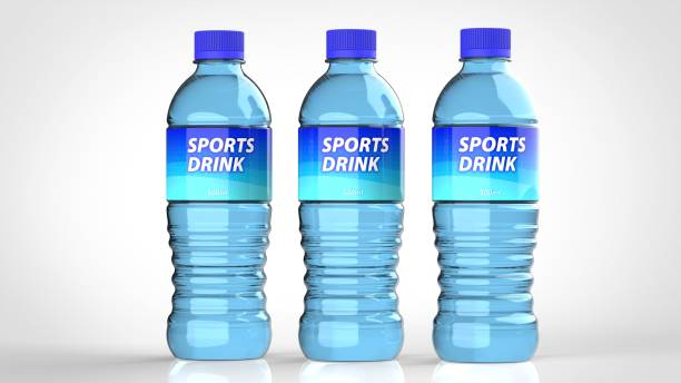 sports drink white background multiple center 3D Render sports drink white background multiple center 3D Render sport drink stock pictures, royalty-free photos & images