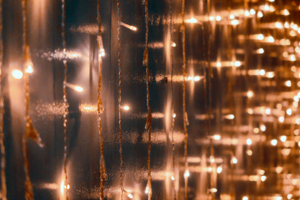istock Image of Christmas String Lights outdoor 1294227667