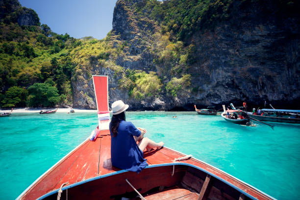 istock Traveling on boat 1294227914