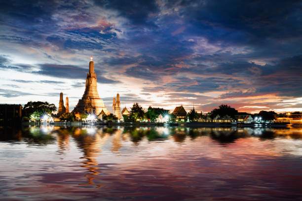 istock Wat Arun temple at sunset 1294227915