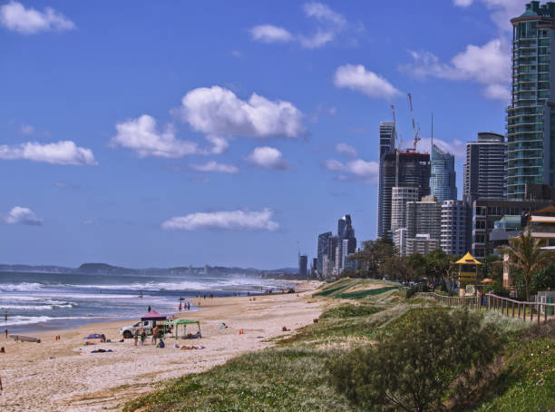 istock Australian cityscape beach Gold Coast 1294228474