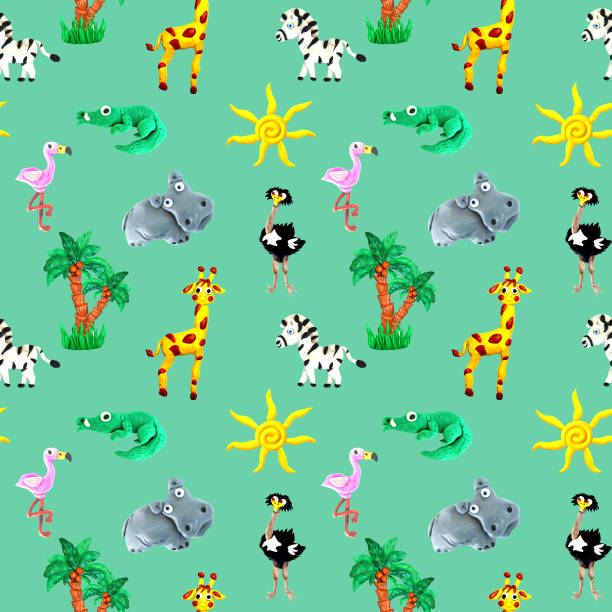 79 Background Of Modeling Clay Animals Illustrations & Clip Art - iStock
