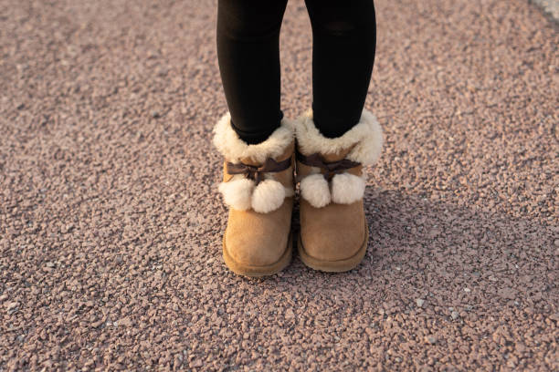 istock Little Girl Stand on Road 1294233015