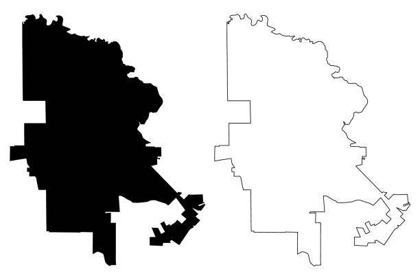 Beaumont City, Texas (United States cities, United States of America, usa city) map vector illustration, scribble sketch City of Beaumont map Beaumont City, Texas (United States cities, United States of America, usa city) map vector illustration, scribble sketch City of Beaumont map beaumont tx stock illustrations