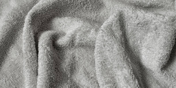 istock pleated white cotton material. texture or background 1294242451