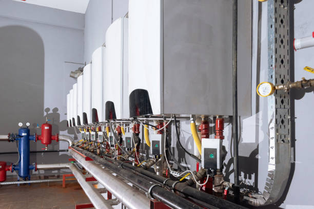 istock Boiler room heating systems gas boilers 1294244293