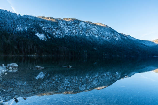 istock Lake Eibsee in early winter morning, Bavaria, Germany 1294244831