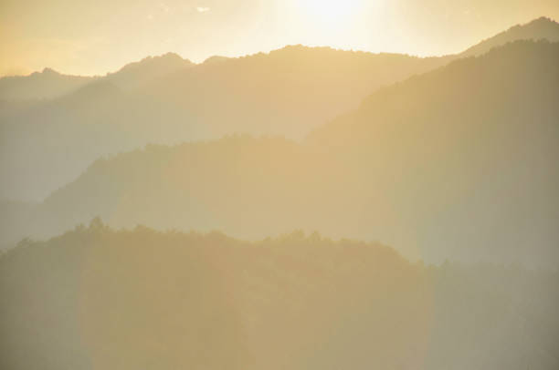 istock Gray clouds over mountain forest in autumn 1294246961