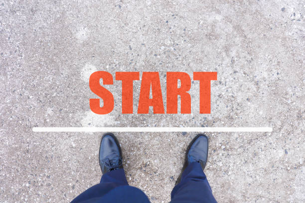 istock Leather shoes and start 1294247925