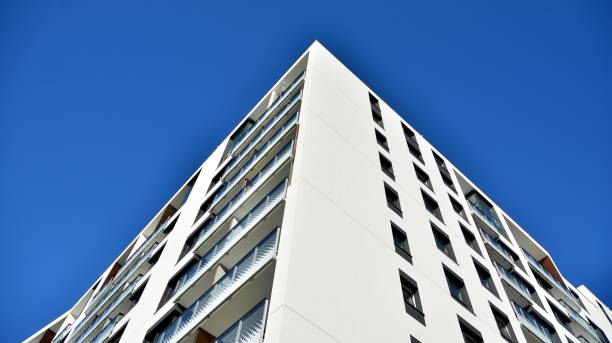istock Architectural details of modern apartment building. 1294250434