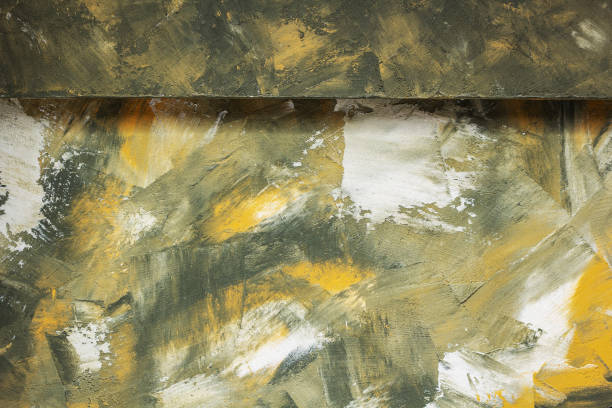 istock painted stone or putty wall or floor surface background, abstract concrete texture of top and front view 1294257557