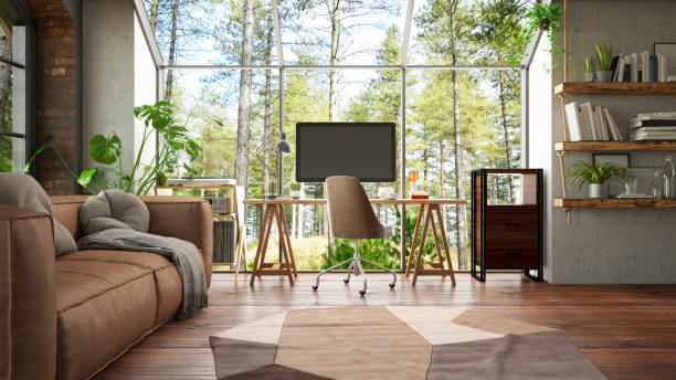 istock industrial Style Loft Apartment with Work Space 1294262083