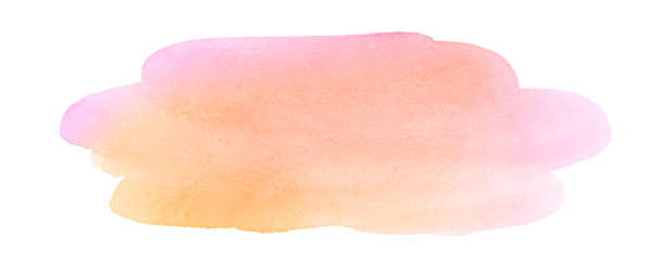 istock Abstract multicolor watercolor on white background. Isolated stains in paper. Drawn by hand with paint. 1294263243