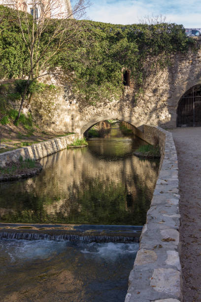 istock Quiet river runs through a park in Cuenca, Spain 1294265815