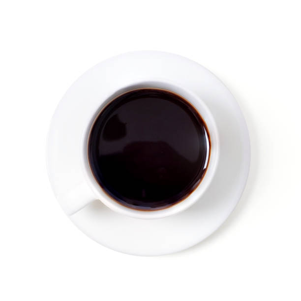 istock White cup of hot black coffee isolated on white background 1294268060
