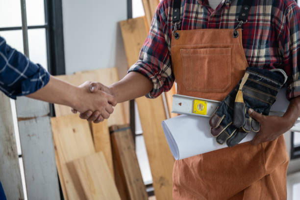 istock carpenters team work together creatively, creative carpenter trainer workshop with team partner, craftsman person in wood industry construction business concept 1294270150