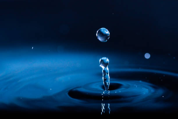 istock abstract background of blue water splash falling drop on liquid wave 1294270276