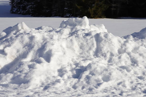 istock Pile of Snow, Pure Crystals with Shadow Effects, Winter Scenery 1294273414