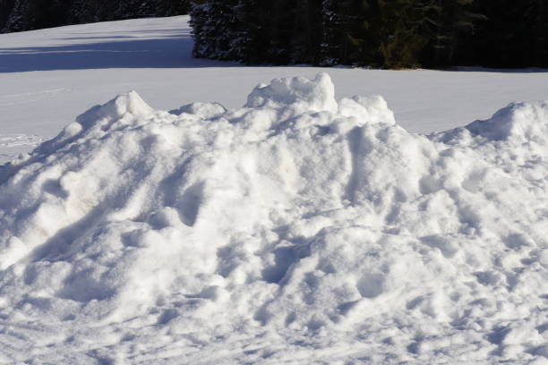 istock Pile of Snow, Pure Crystals with Shadow Effects, Winter Scenery 1294273420