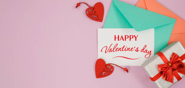 istock Happy Valentine's day card and gifts 1294283268