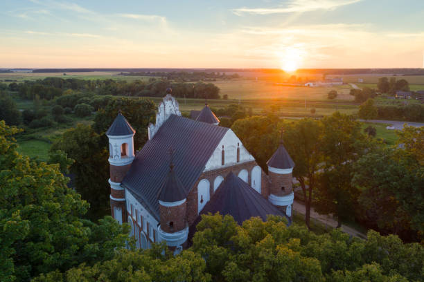 istock Old orthodox church in Belarus 1294284258