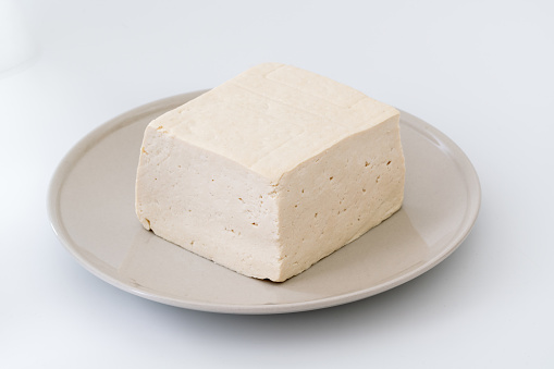 Block and cubes of Tofu