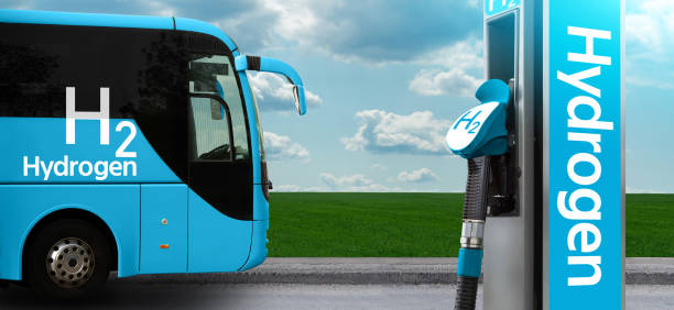 istock Tourist bus on hydrogen fuel 1294284870