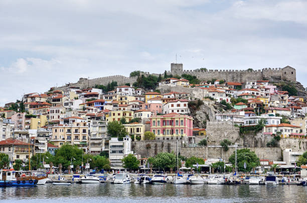 istock Beautiful view from Kavala in Greece 1294285032