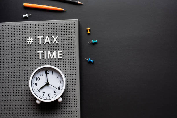 Tax time concepts. money management.business financial. Tax time concepts. money management.business financial.copy space tax season photos stock pictures, royalty-free photos & images