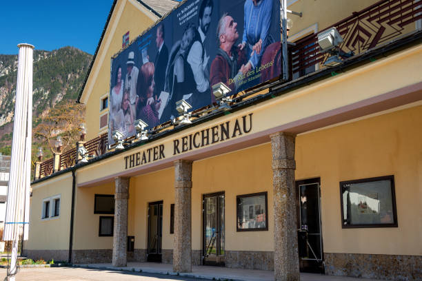 historyczny teatr letni w reichenau w dolnej austrii, region rax - movie theater theatrical performance stage theater austria zdjęcia i obrazy z banku zdjęć