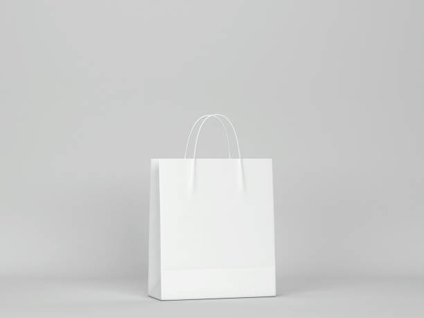 istock Blank shopping bag mockup 1294288642