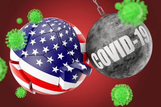 istock COVID-19 Wrecking Ball Hits the USA 1294294817