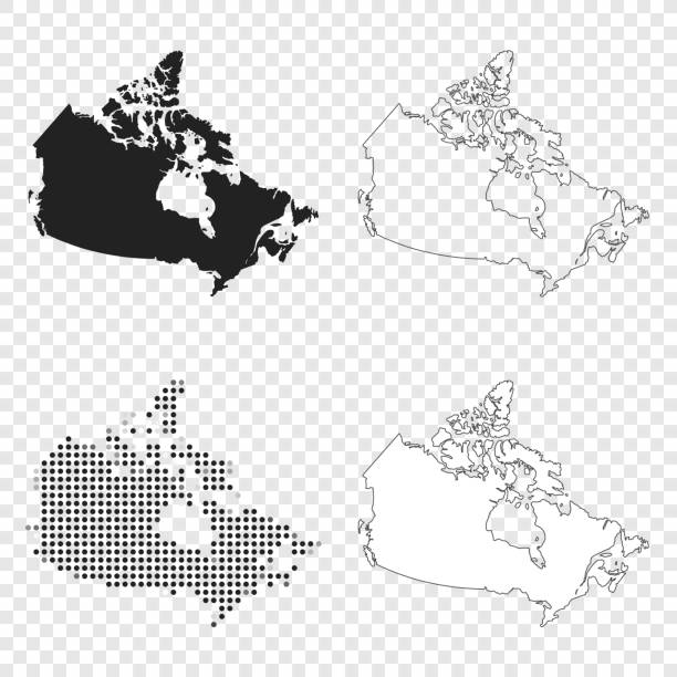 100+ Map Of Canada Clear Background Stock Illustrations, Royalty-Free