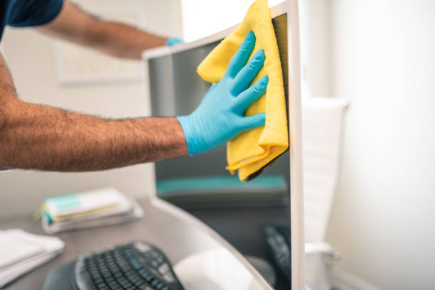 istock Office disinfection during Covid-19 1294313842