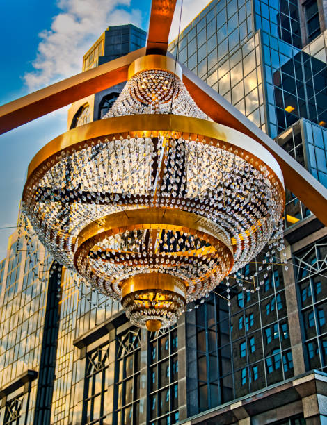 clevelands chandelier - cleveland imagens e fotografias de stock